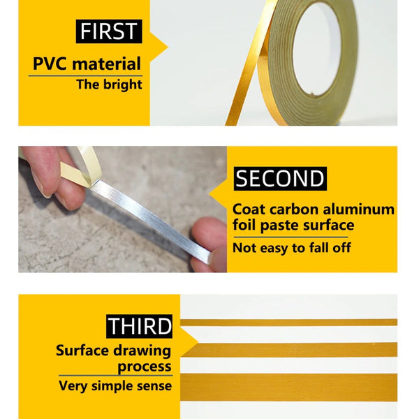 Golden Tape – Self Adhesive | 50 Meter