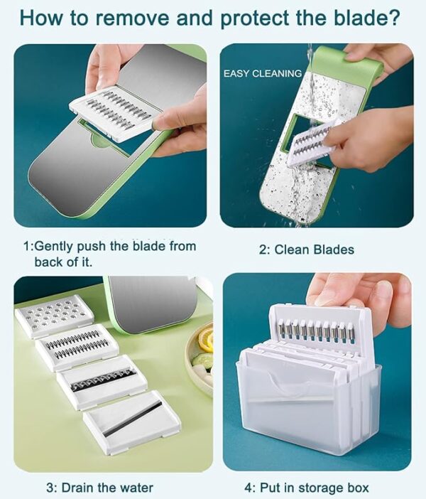 5 In 1 Multi-Purpose Kitchen Vegetable Slicer