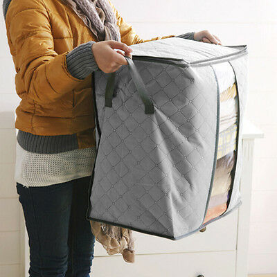 80Gsm High Quality Bamboo Folding Clothes Charcoal Organizer Storage Bags