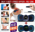 Buy 1 Get 1 Free Offer – 2 Pcs Imported Multifunctional Electric All Body Mini EMS Massager 2 Qt