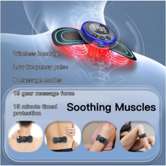 Buy 1 Get 1 Free Offer – 2 Pcs Imported Multifunctional Electric All Body Mini EMS Massager 2 Qt