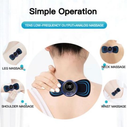 Buy 1 Get 1 Free Offer – 2 Pcs Imported Multifunctional Electric All Body Mini EMS Massager 2 Qt